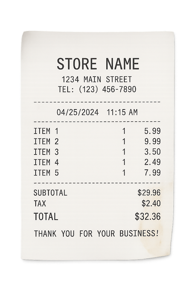 Receipt